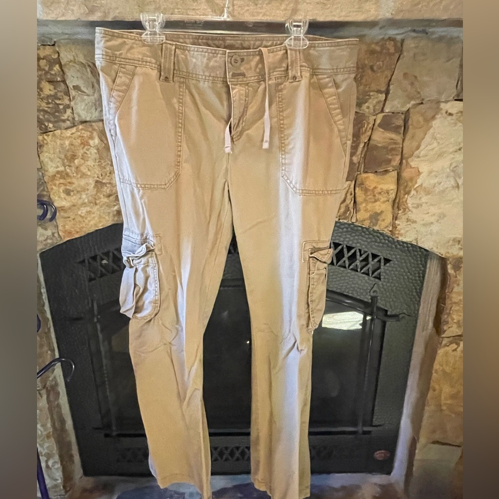 Gap 16 reg cargo chinos with tie